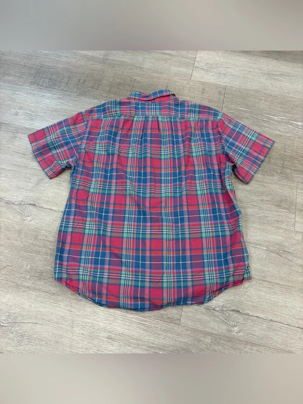 J. Crew Short-Sleeve Plaid Button-Down Shirt